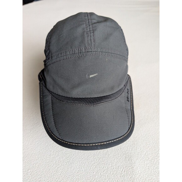 Nike 5-Panel Daybreak Dri-Fit Running Training Mesh Cap Black Hat Eminem - Picture 1 of 8